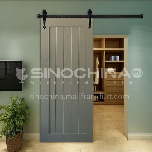 R Kitchen Barn Door Europe Style Modern Design Solid Wood Sliding Toilet 09 Solid Wood Sliding Door Toilet, Solid Sliding Doors